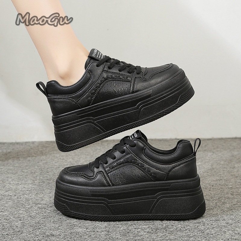 Wedge Espadrille Women - Height Increasing Platform White Sneakers Female