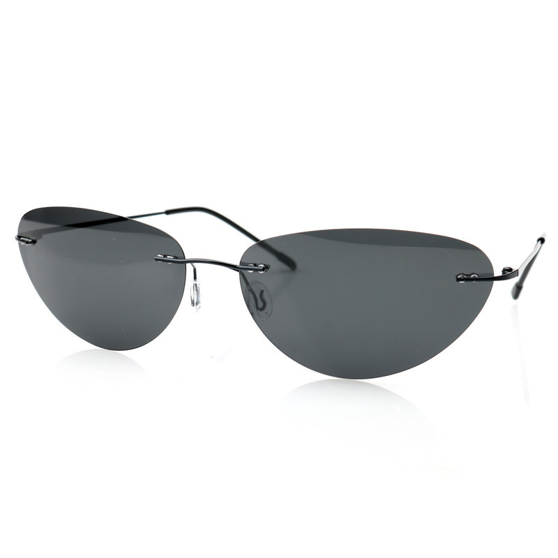 Fashion Rimless Sunglasses, Ca - Sunglasses Cat Eye 评论和价格